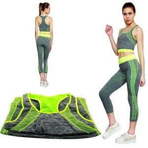 Costum pentru Fitness sau Yoga cu 2 piese, bustiera si pantaloni - Img 3