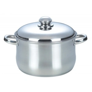 Cratita cu capac din inox 26 cm Grunberg,capacitate de 6.7 l