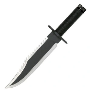 Cutit Rambo 1 First Blood cu kit de supravietuire si teaca inclusa - Img 3