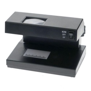 Detector multifunctional de bancnote false AD-2138,cu doua lampi UV 15W - Img 2