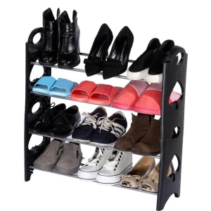 Etajera suport pentru incaltaminte Stackable Shoe Rack cu 4 niveluri - Img 4