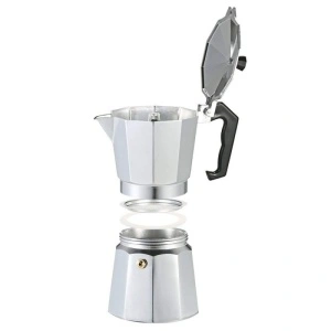 Expresor cafea manual pentru aragaz din aluminiu cu capacitate 12 cesti - Img 6