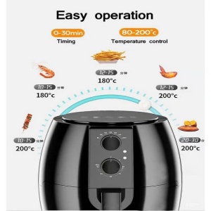 Friteuza cu aer cald fara ulei Air Fryer putere 1350W si volum 5 litri - Img 3