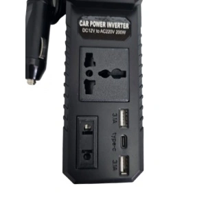 Invertor Auto Olesson 200W inteligent cu incarcare rapida si Protectii Multiple - Img 6