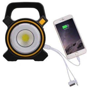 Lanterna reincarcabila cu incarcare solara si iesire USB incorporat LED 3W COB - Img 4