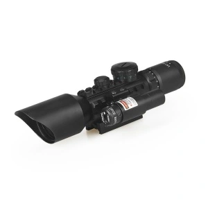 Luneta profesionala cu laser si reticul iluminat, M9 LS3-10x42E Rifle Scope - Img 2