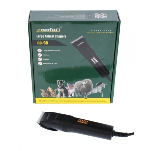 Masina de tuns animale profesionala Zoofari DC-98 cu 4 capete de schimb - Img 4