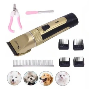Masina de tuns cu acumulator pentru animale si accesorii incluse,Surker SK-910