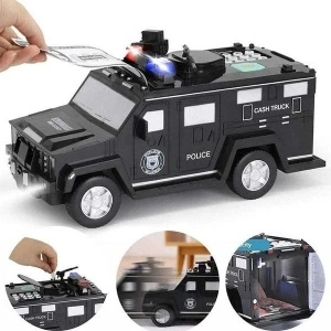 Masinuta tip pusculita electronica cu cifru si amprenta,Cash Truck - Img 4