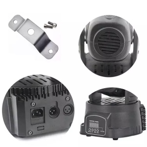Mini Moving Head 18 LED RGB de 54 W, controler DMX cu display digital - Img 4