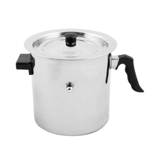 Oala de fiert lapte din inox 3 litri cu pereti dubli si avertizare sonora,Grunberg GR-1518