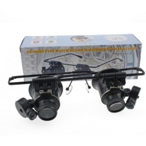 Ochelari lupa si magnificare 20X cu Leduri model 9892A-II - Img 1