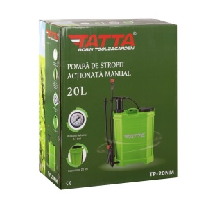 Pompa de stropit actionata manual Tatta TP-20NM, cu rezervor tip rucsac 20 L - Img 4