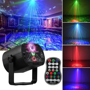 Proiector de lumini disco petrecere Laser RG cu lumina LED RGB - Img 1