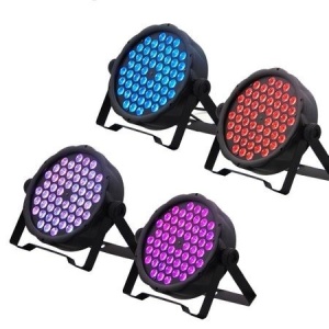 Proiector joc de lumini PAR 54 leduri RGB cu 8 jocuri de lumini Slim Disco - Img 4