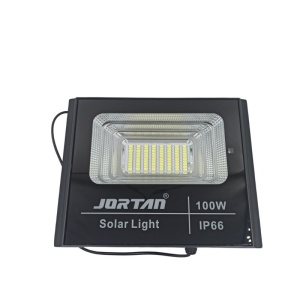 Proiector solar portabil 100W cu LED-uri alb rece, Jortan JT-BJ100W-TZ - Img 2