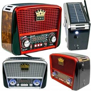 Radio retro portabil cu incarcare solara si acumulator integrat RX-BT455S - Img 2