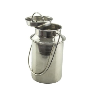 Recipient inox cu capac si maner pentru depozitare lapte Grunberg IRL35L, 3 l - Img 3