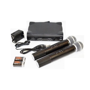 Set 2 microfoane wireless profesionale Shure UHF SM58 - Img 1