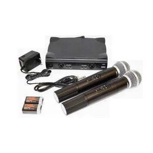 Set 2 microfoane wireless profesionale Shure UHF SM58