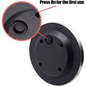 Set 4 lampi solare cu 4 LED-uri si senzor de lumina Disk Lights - Img 5