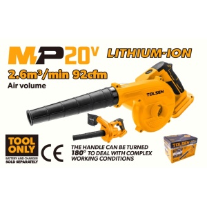 Suflanta frunze fara fir TOLSEN cu acumulator Li-ion 2.0Ah, MP20V - Img 2