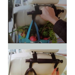 Suport reglabil cu carlige pentru scaunul auto pe tetiera masinii - Img 5