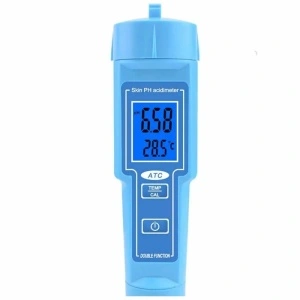 Tester multifunctional 2 in 1 pH-6118 pentru control nivel pH din solide, lichide si al temperaturii