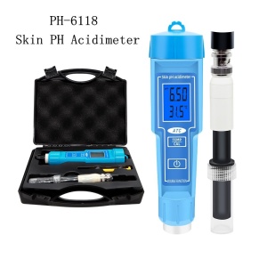 Tester multifunctional 2 in 1 pH-6118 pentru control nivel pH din solide, lichide si al temperaturii - Img 3