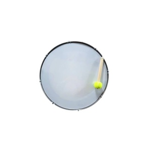 Toba profesionala cu doua fete 58 cm, pentru galerii sportive, formatii, fanfara - Img 3