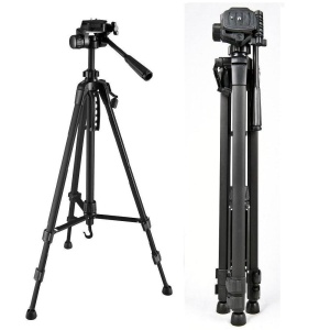 Trepied foto telescopic Weifeng WT-3540 cu 2 bule de nivel - Img 2