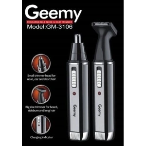 Trimmer facial electric si reincarcabil 2in1 Geemy GM-3106