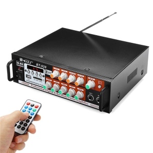 Amplificator audio Bluetooth Teli BT-928 cu FM radio si SD card - Img 5