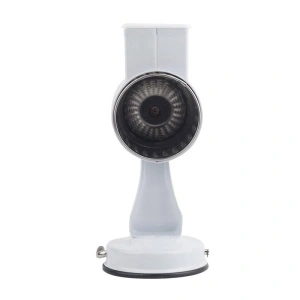 Aparat de macinat nuca din metal cu ventuza si sita din inox, Alb - Img 2