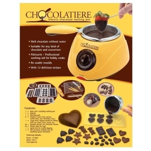 Aparat electric pentru topit ciocolata + Set Fondue - Chocolatiere - Img 2