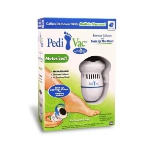 Aparat electric reincarcabil pentru calcaie cu 2 viteze,Pedi Vac - Img 3