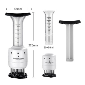 Aparat manual de fragezit carnea cu injector pentru sos - Img 3