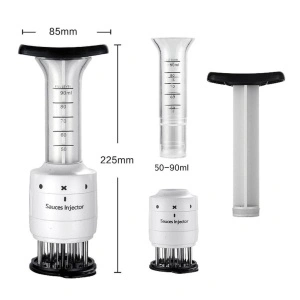 Aparat manual de fragezit carnea cu injector pentru sos - Img 3