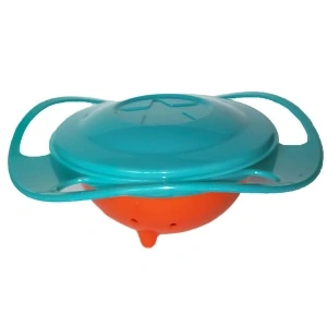 Bol rotativ 360° Gyro Bowl, cu protectie anti-varsare pentru copii si bebelusi - Img 5