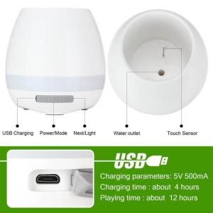 Boxa bluetooth tip ghiveci cu note muzicale, Smart Flowerpot - Img 8