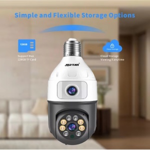 Camera supraveghere IP Wi-Fi Jortan JTZ-9696 cu lentila duala Night - Img 3
