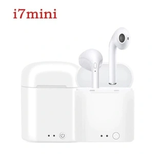 Casti wireless cu acumulator i7 MiNi cu incarcare USB,Bluetooth 5.0 - Img 3