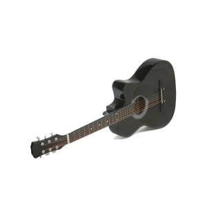 Chitara clasica din lemn 95 cm, Cutaway Country Black - Img 1
