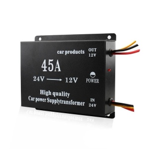 Convertor transformator auto 24V~12V, putere mare 45A - Img 2