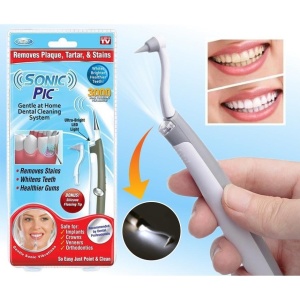 Dispozitiv de curatare dentara cu ultrasunete Sonic Pic si lumina LED - Img 4