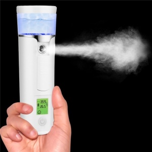 Dispozitiv umidificator ten pulverizare prin abur 40ML cu display LCD - Img 2