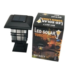 Felinar de gradina cu incarcare solara si LED efect de flacara BH-6077 - Img 2