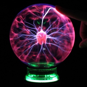 Glob cu plasma sfera decorativ 15cm ( 6 inch ) - Img 4