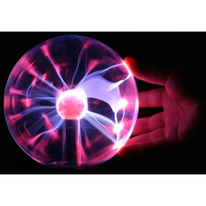 Glob luminos cu plasma decorativ si diametru de 20cm (8 inch) - Img 2