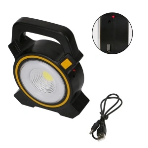 Lanterna reincarcabila cu incarcare solara si iesire USB incorporat LED 3W COB - Img 5